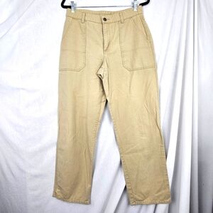 Patagonia Canvas Cotton Style Wide Leg Pants Women's Size 10‎